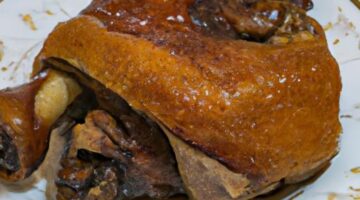 Staročeské pečené kachní stehno