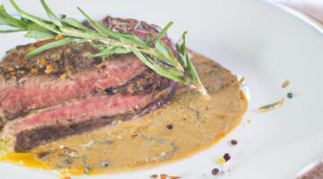 Hovězí steak s pepřovou omáčkou