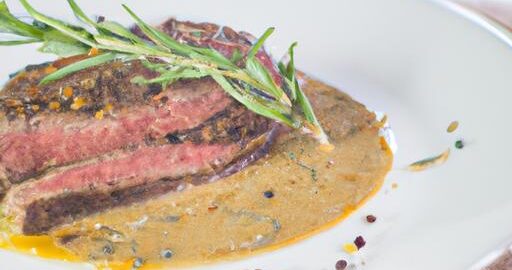 Hovězí steak s pepřovou omáčkou