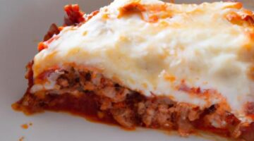 Italské lasagne s mozzarellou