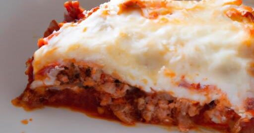 Italské lasagne s mozzarellou