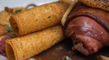 Pečená kachna s bramboráčky