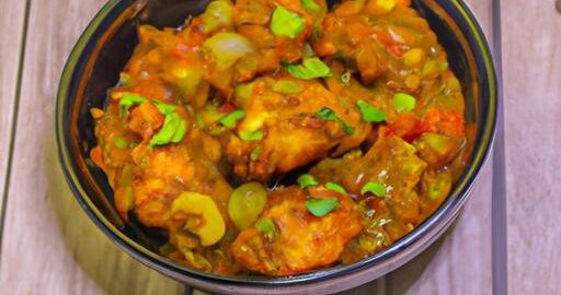 Pokrm z kuřecího masala