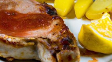 Vepřový steak s jablečnou redukcí