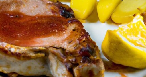 Vepřový steak s jablečnou redukcí