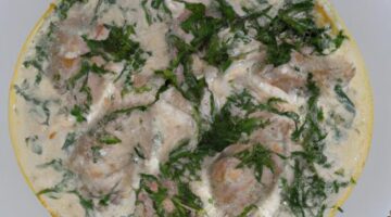 Králík na smetaně s koprem