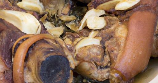 Vepřové koleno na česneku