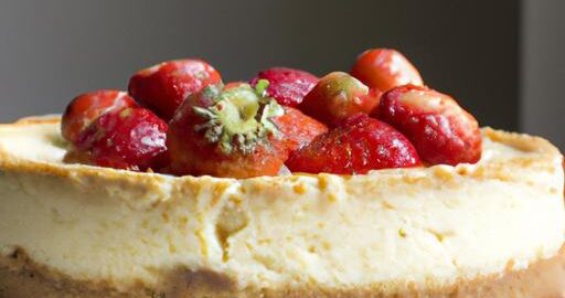 Americký cheesecake s jahodami