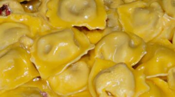 Ravioli s masem a sýrem