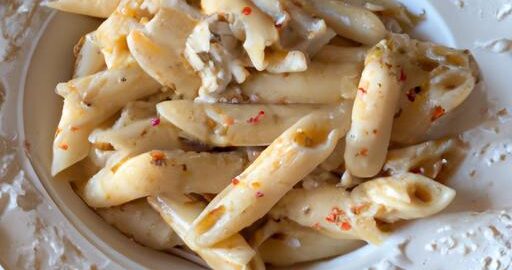 Penne alla vodka s kuřetem