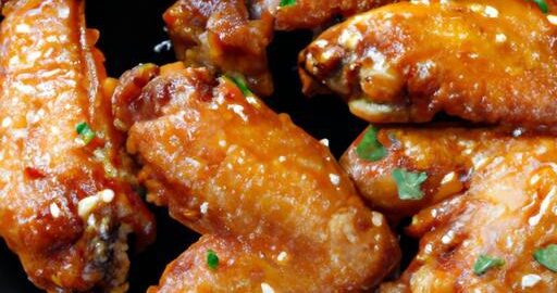 Křupavé kuřecí křídla v medu