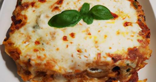 Lasagne s mozzarellou a bazalkou