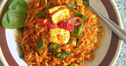 Kuřecí nudle po singapursku